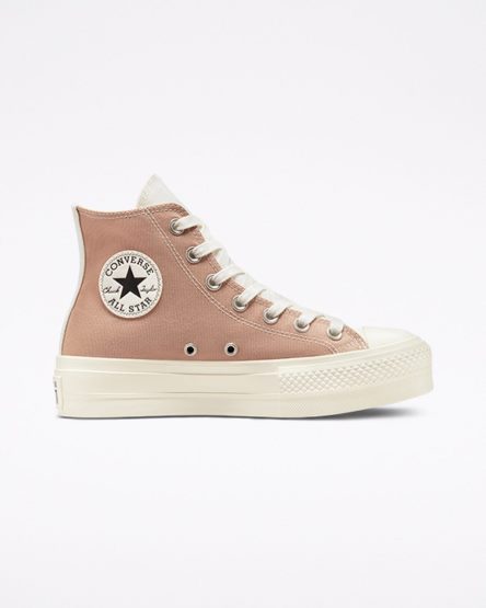 Pantofi Platforma Dama Converse Chuck Taylor All Star Lift Tri-Panel Inalti Cais Gri | RO WVTYS309